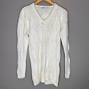 Newport News chunky knit tunic sweater